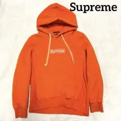 Supreme【M】フード付きパーカー トレーナー ブランドロゴ