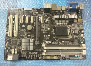 ジャンク扱い ECS製 Z77H2-A3 LGA1155 マザーボード　No.34