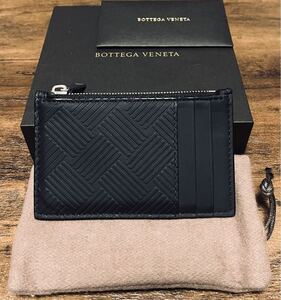 BOTTEGA VENETA ボッテガヴェネタ イントレチャート フラグメントケース コインケース 小銭入れ カードケース シルバー金具