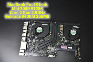 MacBook Pro 15 inch Mid 2009 C2D 2.8GHz GeForce 9400M 256MB ロジックボード A1286 中古品 2-0514-2 マザーボード