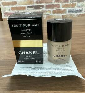 17264 CHANEL シャネル オイルフリー/フレグランスフリー TEINT PUR MAT MATTE MAKE UP　化粧品　ジャンク品