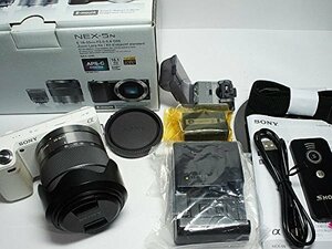 ソニー SONY デジタル一眼カメラ α NEX-5N ズームレンズキット ホワイト N(中古品)