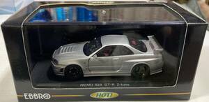 EBBRO エブロ 1/43 NISMO R34 GT-R Z-tune SILVER