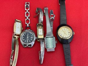 SEIKO, CITIZENなどレディース自動巻き手巻き腕時計5点まとめジャンク品管理番号10-A367