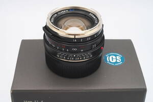 ★限定100本製造のみ★ ブラックペイント フォクトレンダー ノクトン Nokton Classic 35mm f1.4 VM I.C.S 30周年記念 BP M9-P M10-R等に