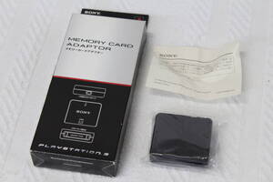 【1105G】(3174) CECHZM1 SONY MEMORY CARD ADAPTOR メモリーカードアダプター PlayStation3 プレイステーション3 美品