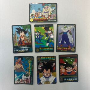 当時物　1991年　ドラゴンボールZ ビジュアルアドベンチャー　カードダス　7枚