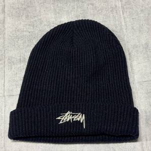 STUSSY リブニット帽 ビーニー ワッチ スケート ストリート ステューシー　　サーフ SOCAL SK8 スケーター B系 CAP 帽子 YT817