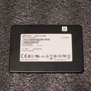 Micron 1100 MTFDDAK2T0TBN 2048GB/2TB SATA SSD 正常品 2.5インチ内蔵SSD フォーマット済 PCパーツ 動作確認済 2000GB