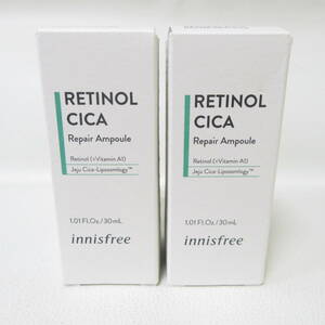 T9426☆【SALE】イニスフリー innisfree レチノール シカ リペア セラム 美容液 30ml【使用期限：2025.06】2本セット 未使用品【コスメ】