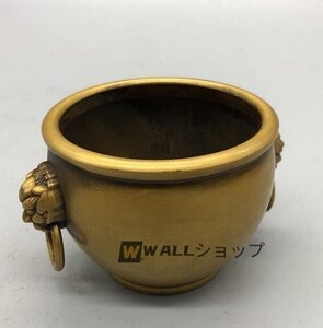 実用品★宝鉢 獣面銅器 銅製品 鎮宅辟邪 開運風水 招財 置物 工芸品 装飾品