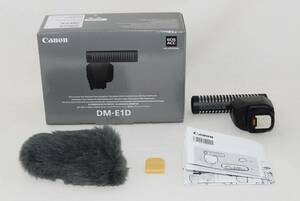 ★極美品★Canon キャノン DM-E1D マルチアクセサリーシュー 指向性ステレオマイクロホン 元箱付き♪