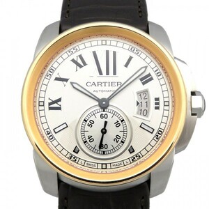 カルティエ Cartier カリブル ドゥ W7100039 シルバー文字盤 新古品 腕時計 メンズ