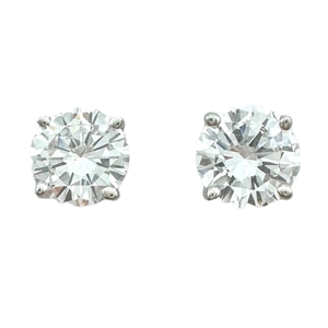 ダイヤモンド ピアス D:0.509ct D:0.519ct Pt900 ダイヤモンド ジュエリー 中古