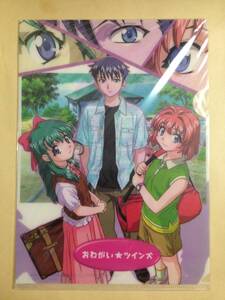 (◆ [CF] おねがいツインズ (深衣奈＆樺恋) B5クリアファイル Animage 5月号 付録【即決】