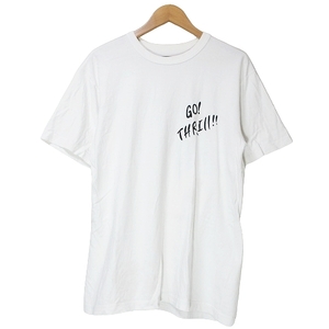 ウエスト ライド WEST RIDE Tシャツ 半袖 カットソー プリント クルーネック 40 L相当 白 ホワイト X メンズ