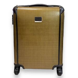 廃版 TUMI トゥミ 四輪 キャリーバッグ 機内持ち込み 出張 旅行 テグラライト スーツケース 仕事 ビジネスマン ゴールド