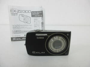 中古 カメラ CASIO カシオ EXILIM エクシリム EX-Z2300 f=4.7-23.5mm 1:2.8-6.5 ブラック ※動作未確認 ／O