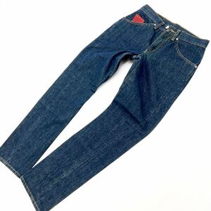 リーバイス × コカコーラ ☆ LEVIS 希少コラボ デニムパンツ ジーンズ W30 インディゴブルー レッド お洒落切り替え♪ アメカジ■Ja4250