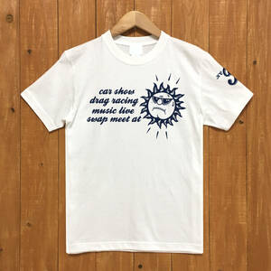 ■KCF Tシャツ■Sサイズ（ホワイトxネイビー）アメ車　アメリカ　モパ－　シボレー　フォード MOPAR CHEVROLET FORD