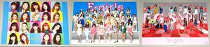 б8 非売品A3ポスター3種セット [E-girls E.G. summer RIDER/Highschool/E.G. SMILE]