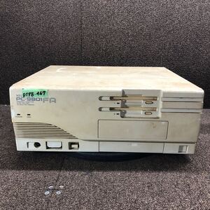 DT98-467 激安 PC98 デスクトップ NEC PC-9801FA/U2 MEM 1024KB HDD欠品 メモリーチェックまで確認済み ジャンク