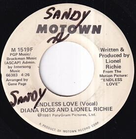 Diana Ross & Lionel Richie - Endless Love (Vocal) / Endless Love (Vocal) (A) SF-Y036