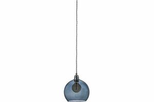 【展示品】 高野木工　RAWAN PENDANT LAMP θ15.5 LEF-07 DEEP BLUE ペンダントライト　金魚鉢　ガラス照明