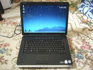 美品 SONY XP VGN-CR90HS Core2. 2.20GHz/2GB/120GB/Combo/office2007/PCG-5J5N