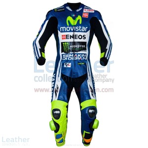 海外　限定品　送料込み　バレンティーノ・ロッシ　46　MOTOGP MOVISTAR YAMAHA M1 レザーレーシングスーツ　サイズ各種　レプリカ　高品質