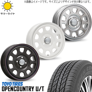 215/70R16 サマータイヤホイールセット ハイエース (TOYO OPENCOUNTRY UT & DAYTONASS 6穴 139.7)