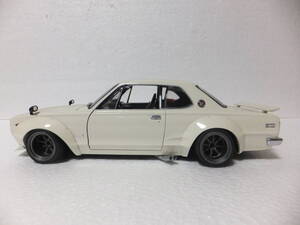 1/18　京商　スカイラインGT-R　ワークス仕様　内／外装カスタム　ワタナベ　美品