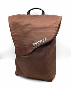 衝撃プライス！【極美品】大人気スリムモデル！【Marmot マーモット】ナイロンリュックサック アウトドア 鞄 ブラウン ユニセックス J鞄