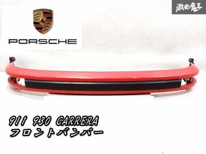 希少！程度良好！Porsche ポルシェ 純正 911 930 カレラ 空冷 フロント バンパー エアロ 外装 プロテクトモール コーナーベローズ付き