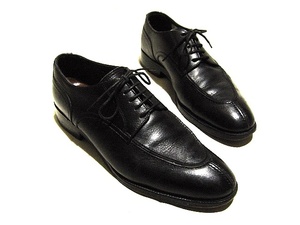 J.A.Ramis By MEERMIN メルミン 25~25.5㎝位 V U Y チップ 黒革靴 ジェイエー ラミス