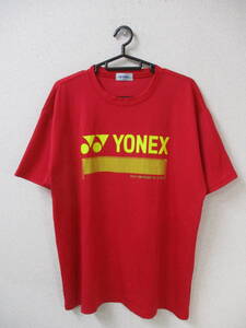 ＹＯＮＥＸ　ヨネックス　メンズ　Ｔシャツ　Ｏサイズ　胸囲96cm～104cm　胴囲82cm～90cm　身長177cm～183cm　レッド・イエロー・グリーン