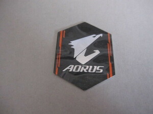 ギガバイト AORUS エンブレムシールステッカー未使用品②