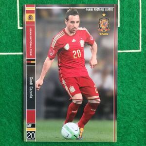 351)Panini Football League スペイン代表 20 Santi Cazorla サンティ カソルラ パニーニ フットボール リーグ