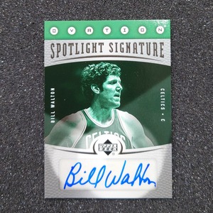 ◆【Auto card】Bill Walton UD Ovation Spotlight Signature card#SS-BW ◇検索：ビル・ウォルトン 直筆サイン Celtics