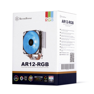 ★SilverStone RGB対応120mmサイドフロー型CPUクーラー【AR12-RGB】