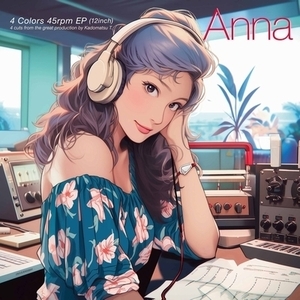 【新品/新宿ALTA】Anna (Jp)/4 Colors 45rpm EP (クリア・サーモンピンク・ヴァイナル仕様/12インチアナログレコード)(PCJA00147)