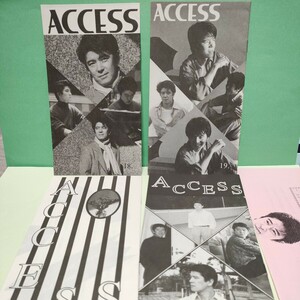 山本達彦★ファンクラブ会報★ACCESS★18～19号＆号数記載無し2冊★計4冊セット