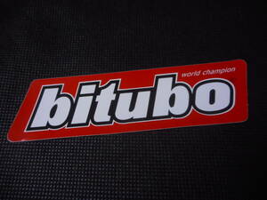 ビチューボ ステッカー 未使用ですが擦れあります 当時物 長期保管品 bitubo べスパなどに