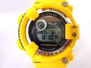 CASIO G-SHOCK FROGMAN GF-8250-9JF 潜水蛙 タフソーラー イエロー 美USED