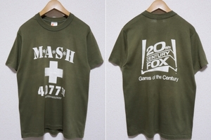 80s USA製■映画 MASH マッシュ■20th CENTURY FOX ムービー Tシャツ■SIGNAL アメリカ製■US ARMY ミリタリー ビンテージ OLD 70s 90s