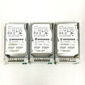 S6042568 HITACHI 900GB SAS 10K 2.5インチ HDD 3点【中古動作品】