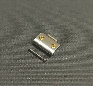 正規品 Cartier サントス オクタゴン SM コンビ ベルト ブレス 駒 ※1コマ ※約1ｃｍ幅 ※表面丸みを帯びた形状 ※画像5枚※ネジ式※その②