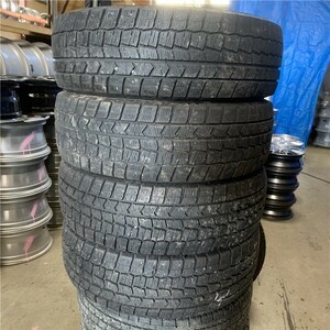 ★送料無料★ 195/65R15 2022年製 8～9分山 ダンロップ WINTERMAXX WM02 4本/中古スタッドレスタイヤ(冬タイヤ) セレナ N8266_C2