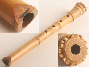 【流】時代和楽器 竹造 琴古流尺八 KV777