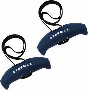 OVERMAX ジムクリップ パワーグリップ 懸垂 ダンベル バーベル運動 負担軽減 スリップ防止 